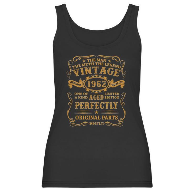 Mens Vintage 1962 Man Myth Legend 60 Years Old Gifts 60Th Birthday Women Tank Top