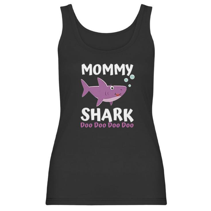 Mommy Shark Doo Doo Matching Family Shark Women Tank Top