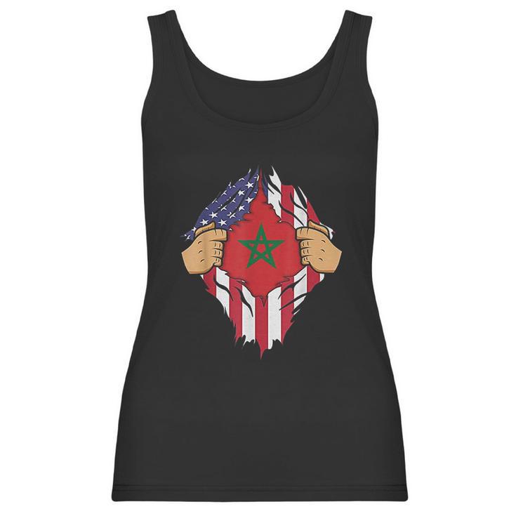 Moroccan Flag Morocco Men Women Kids Gift Women Tank Top