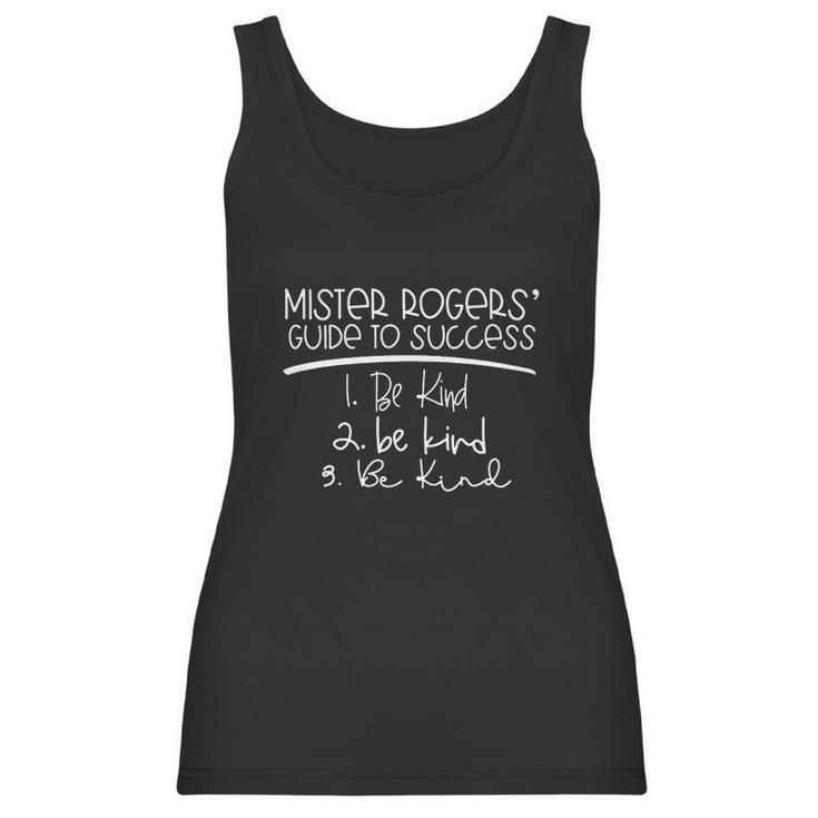 Mr Rogers Be Kind Women Tank Top