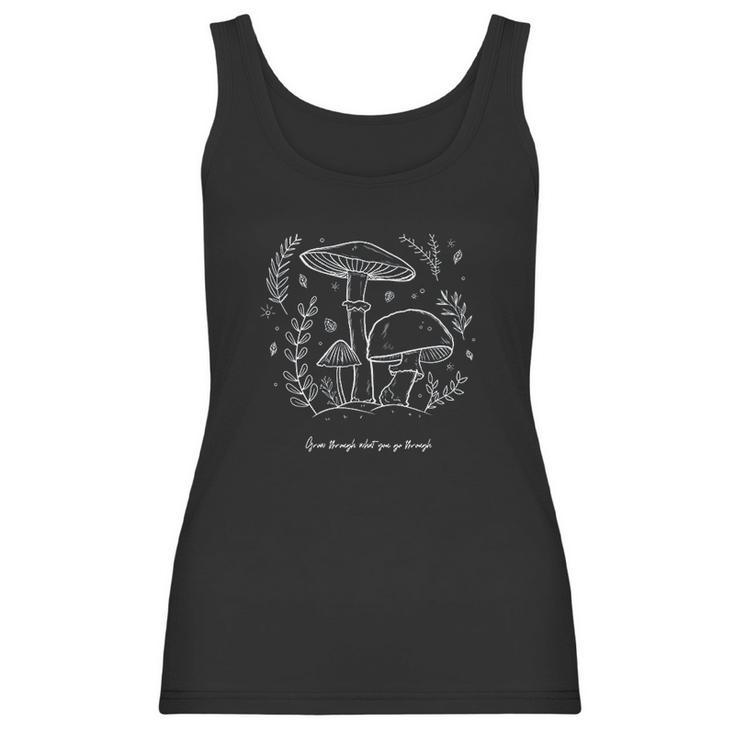 Mushroom Whisperer Cottagecore Aesthetic Mycology Shrooms T-Shirt Women Tank Top