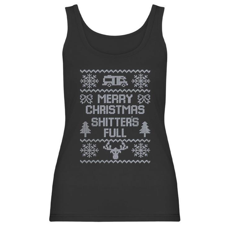 New York Fashion Police Merry Christmas Shitters Full Crewneck Xmas Holiday Women Tank Top