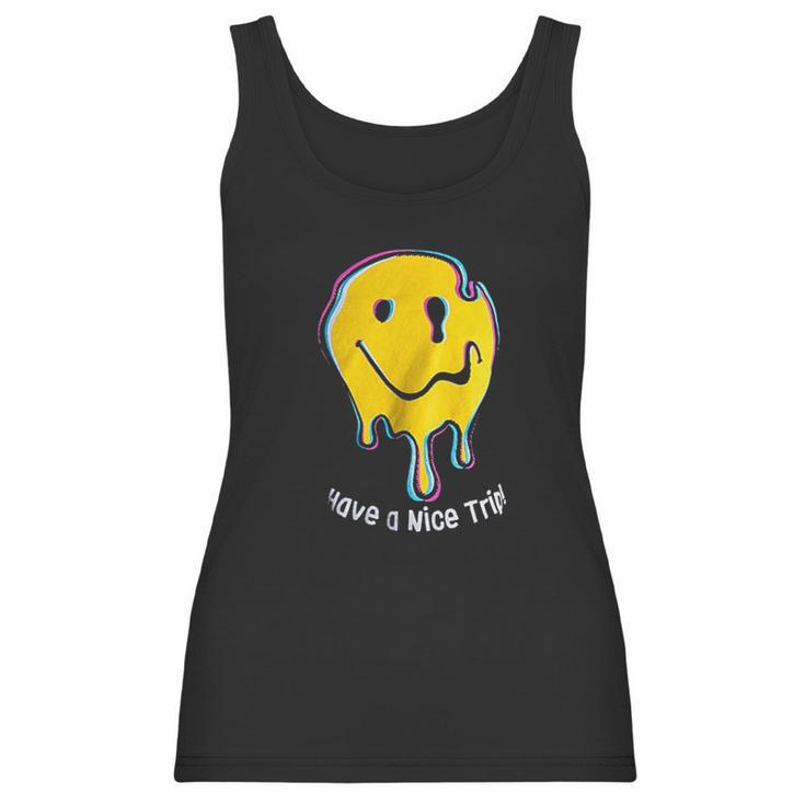 Have A Nice Trip Funny Psychedelic Drug Magic Mushroom Lsd Mdma Women Tank Top