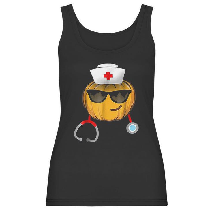 Nurse Halloween Emoji Women Tank Top