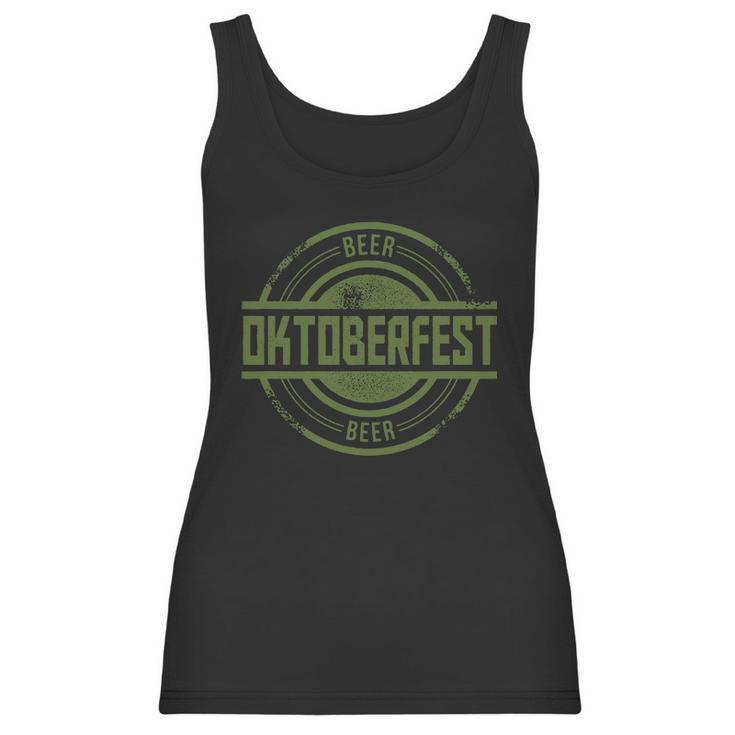 Oktoberfest Vintage Beer Logo Women Tank Top