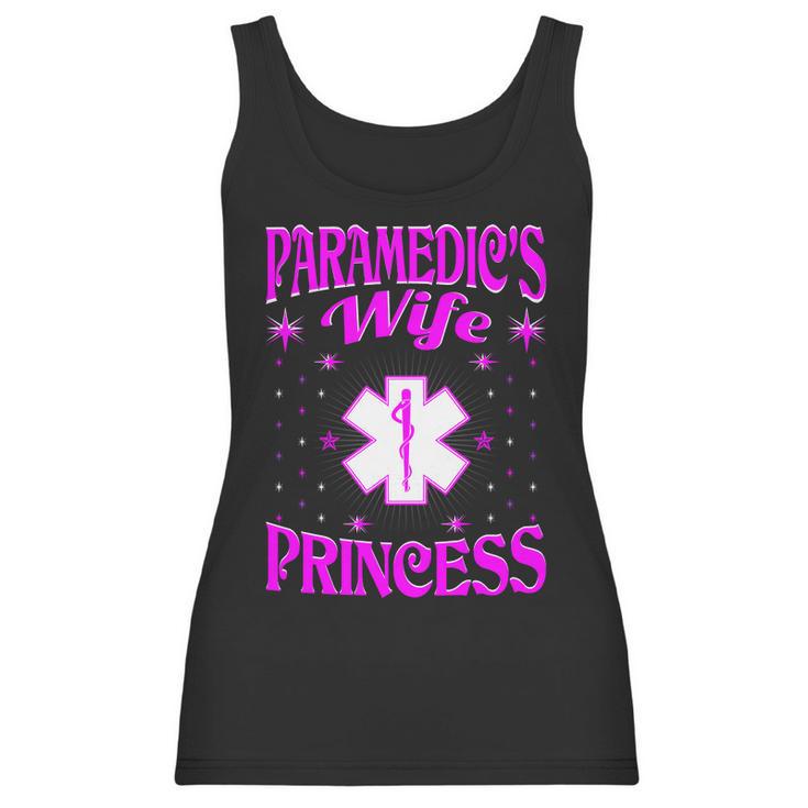 Paramedics Wife Princess Valentine Gift Women Tank Top