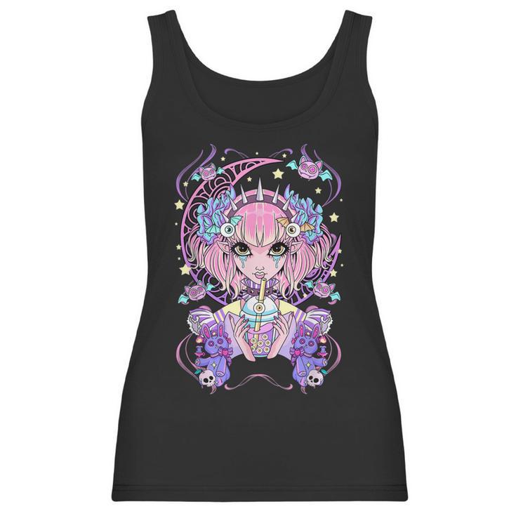 Pastel Goth Anime Girl  Men Women T-Shirt Graphic Print Casual Unisex Tee Women Tank Top