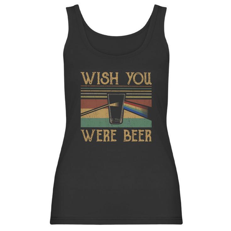 Pink Floyd Vintage Wish You Were Beer Shirt Women Tank Top