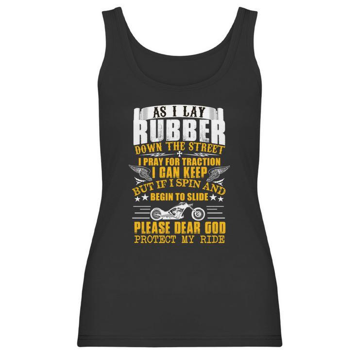 Please Dear God Protect My Ride Biker Women Tank Top