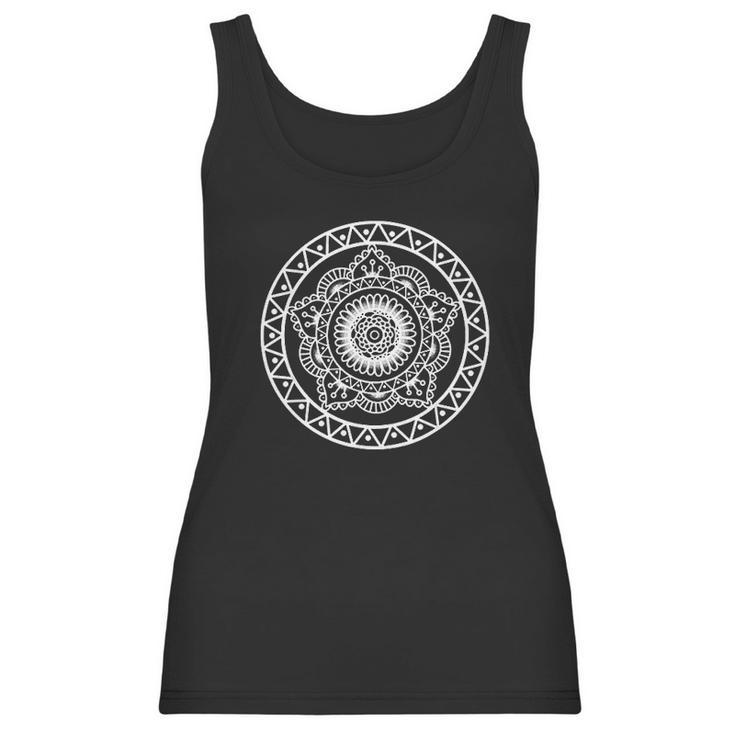 Prana Art Sacred Geometry Vibration Yoga Mandala Women Tank Top