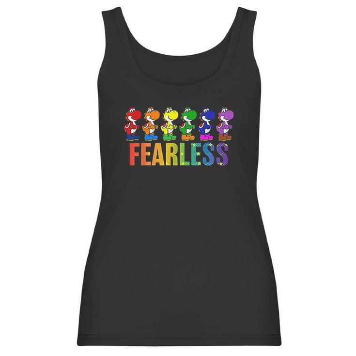 Pride Yoshi Fearless Rainbow Line Up Women Tank Top