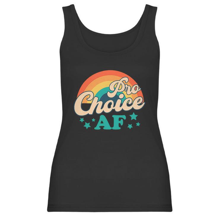 Pro Roe Pro Choice Af Abortion Rights Womens Rights Reproductive Rights Retro Women Tank Top