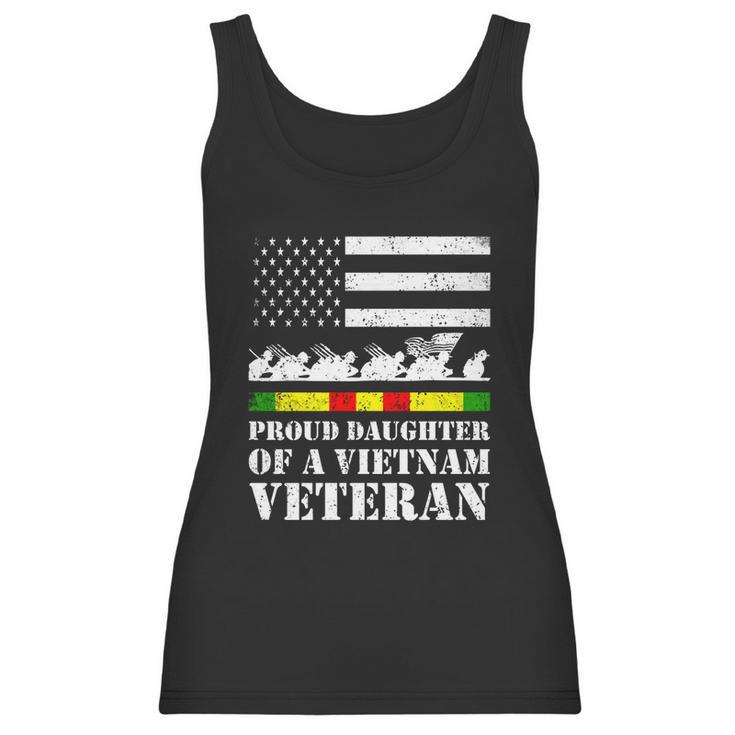 Proud Daughter Of A Vietnam Veteran Gift Graphic Design Printed Casual Daily Basic Women Tank Top