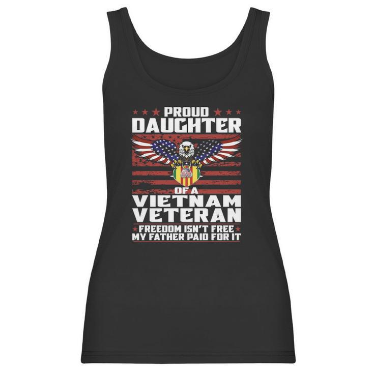 Proud Daughter Of A Vietnam Veteran Patriotic Family Women Tank Top