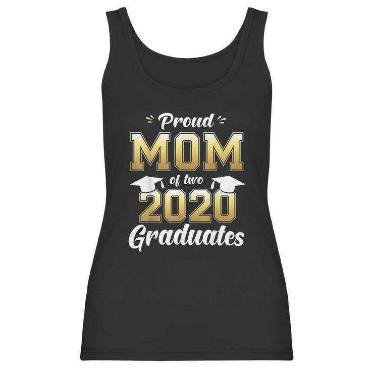 Proud Mom Of Two 2020 Graduates Women Tank Top