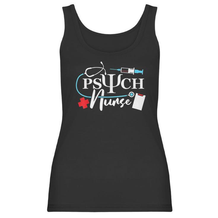 Psych Nurse Psychology Nursing Psychiatric Mental Health Women Tank Top