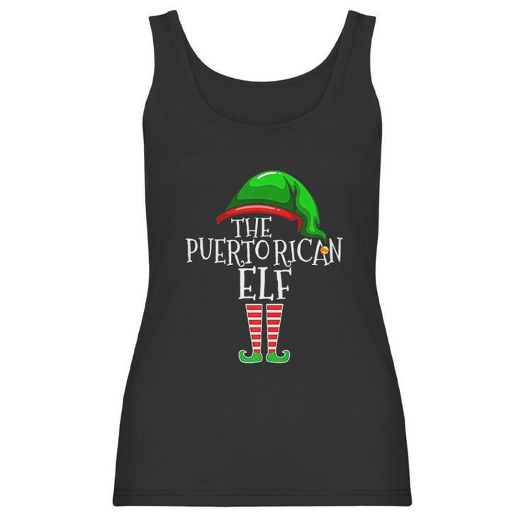 Puerto Rican Elf Family Matching Group Christmas Gift Women Tank Top