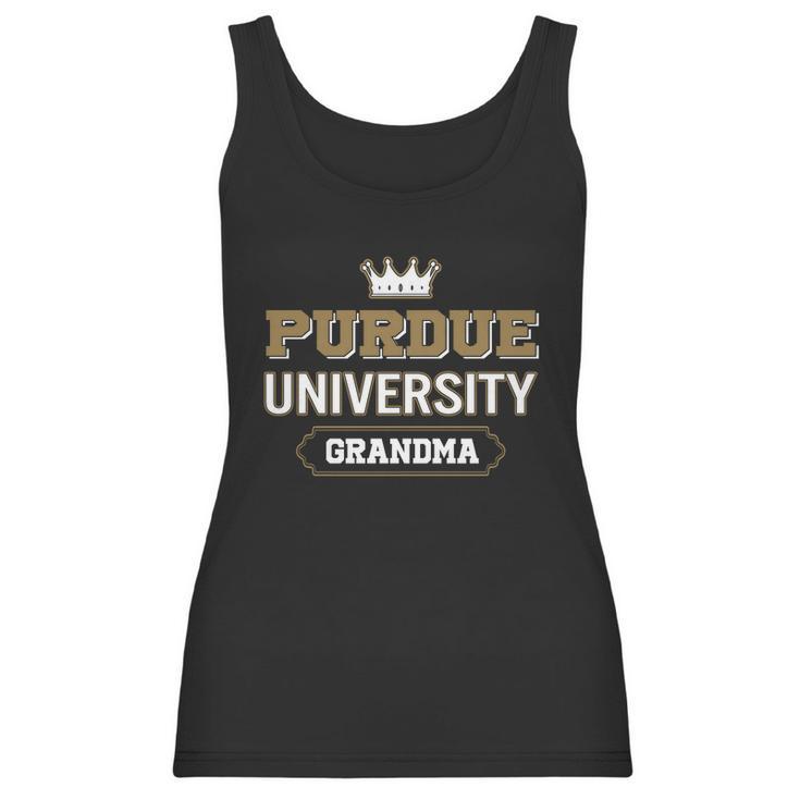 Purdue University Grandma Great Gift For Grandparents Women Tank Top