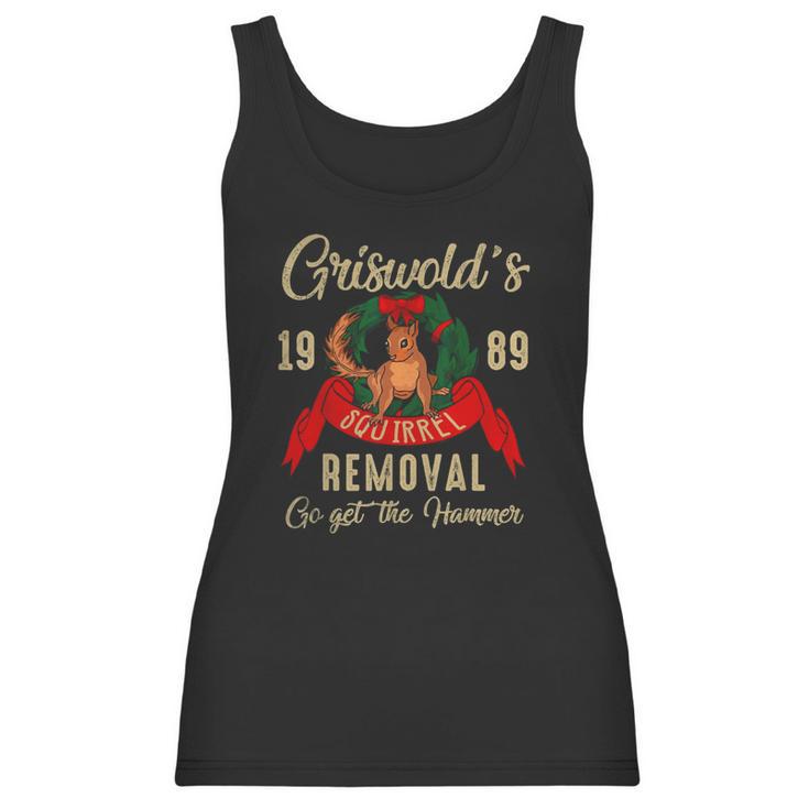 Retro Griswolds Christmas Squirrel Funny T-Shirt Women Tank Top