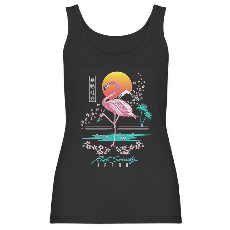 Riot Society Japan Flamingo Women Tank Top