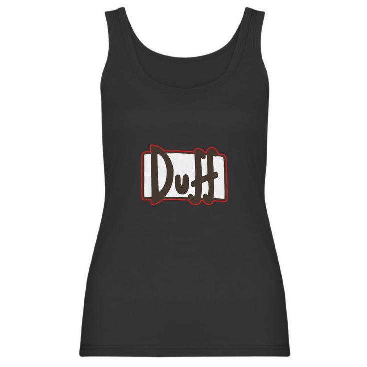 Simpsons Duff Beer Women Tank Top