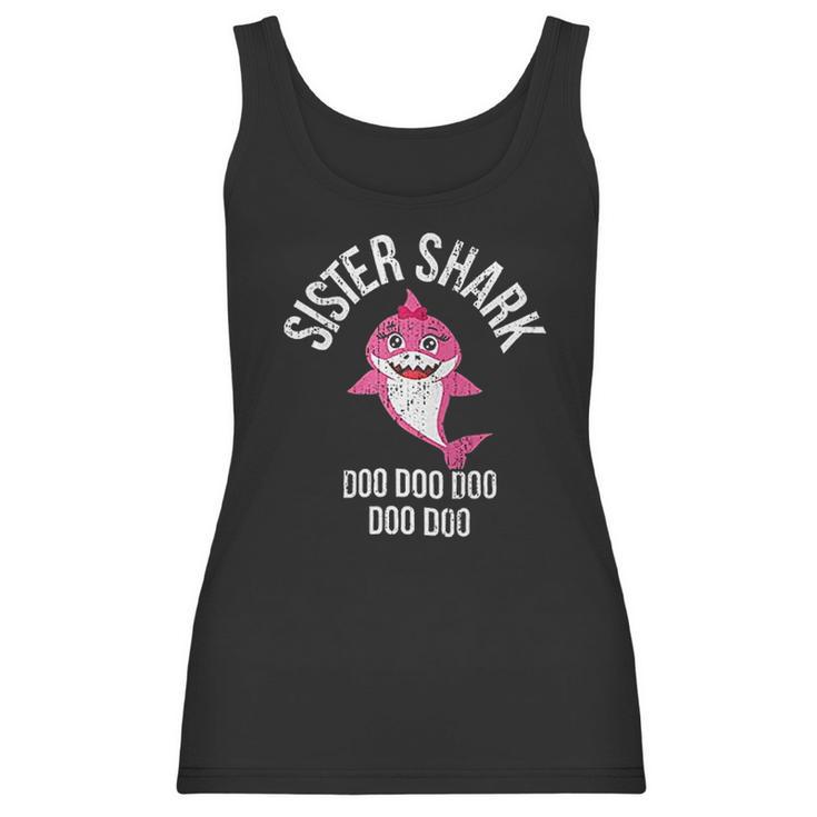 Sister Shark Doo Doo Doo Birthday Women Tank Top