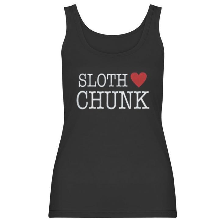 Sloth Heart Chunk Women Tank Top