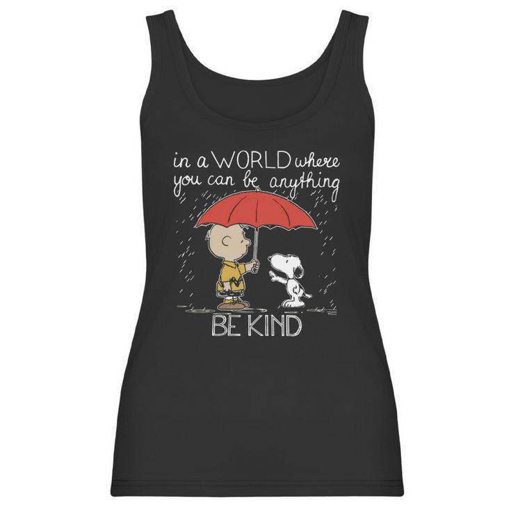 Snoopy Be Kind Women Tank Top