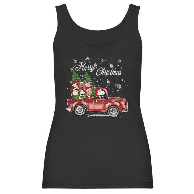 Snoopy Merry Christmas Shirt Women Tank Top