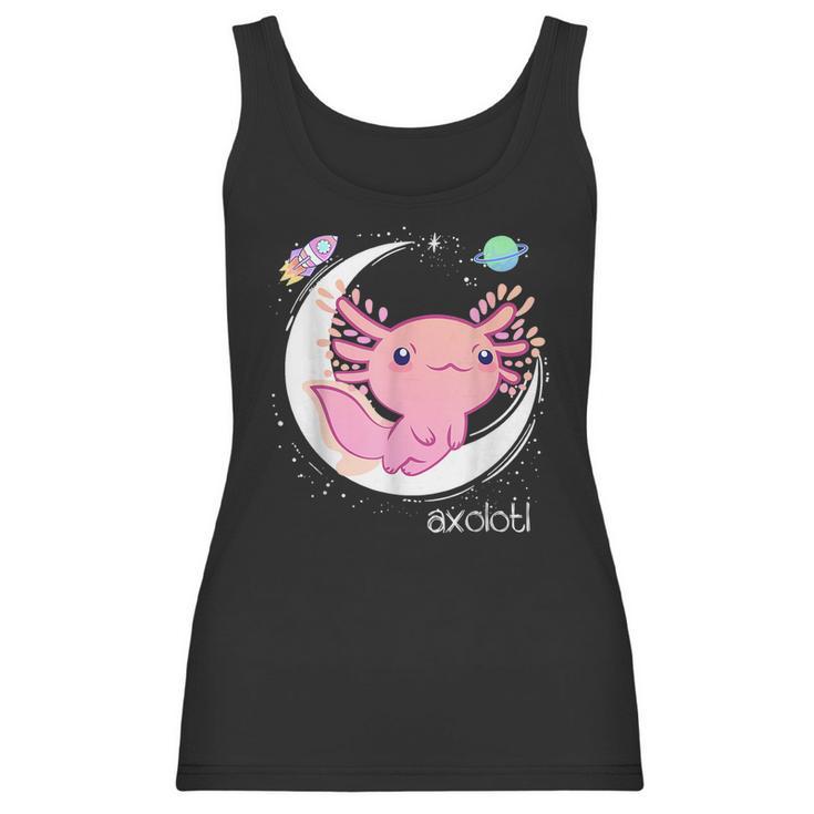 Space Axolotl Kawaii Pastel Goth | Japan Anime Comic Men Women T-Shirt Graphic Print Casual Unisex Tee Women Tank Top