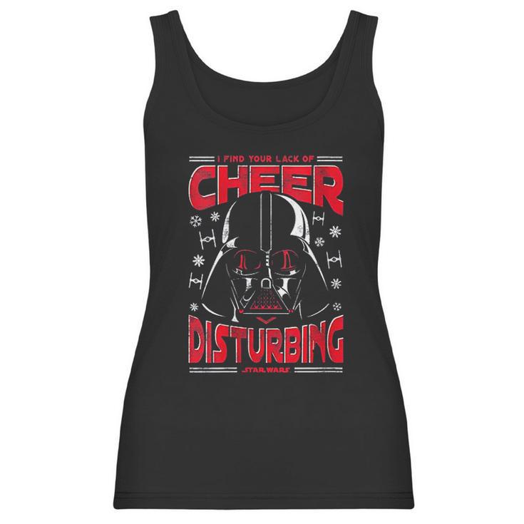 Womens Star Wars Darth Vader I Find Your Lack Of Cheer Disturbing Women Tank Top