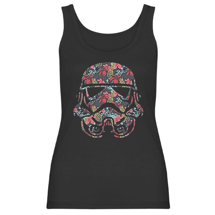 Stormtrooper Storm Trooper Tropical Floral Women Tank Top