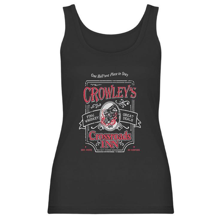 Supernatural Crowleys Crossroads Inn Women Tank Top