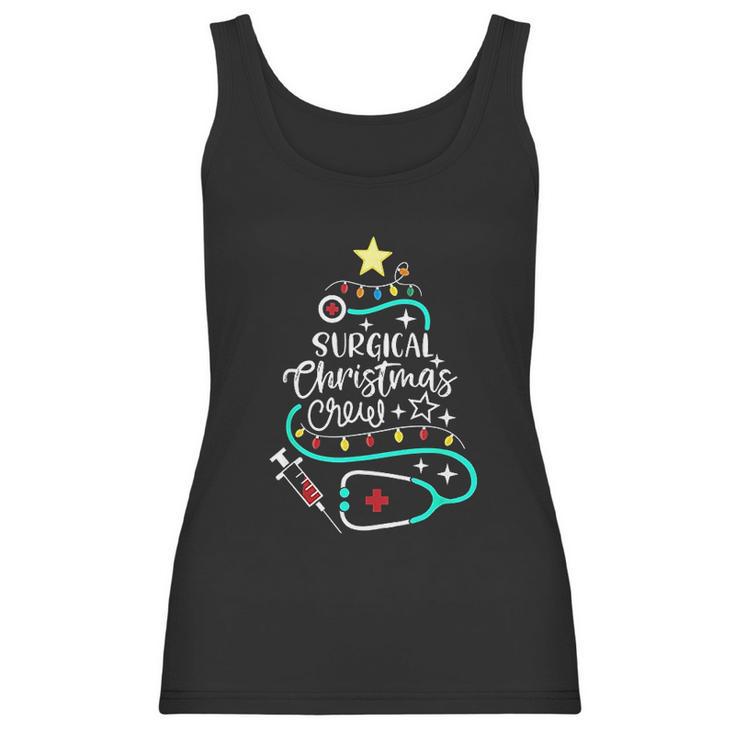 Surgical Christmas Crew Medical Surgical Nurse Med Surg Tech Women Tank Top