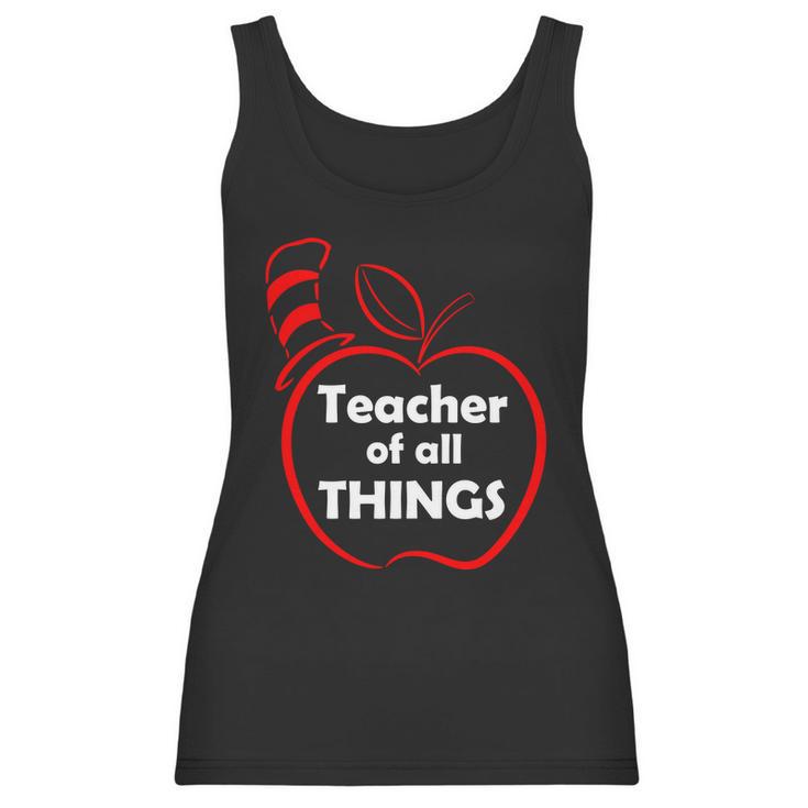 Teacher Of All Things Apple Logo Women Tank Top