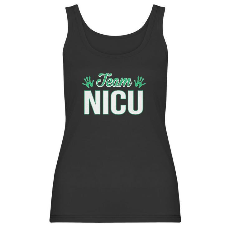 Team Nicu Cute Neonatal Intensive Care Unit Nurse Women Tank Top