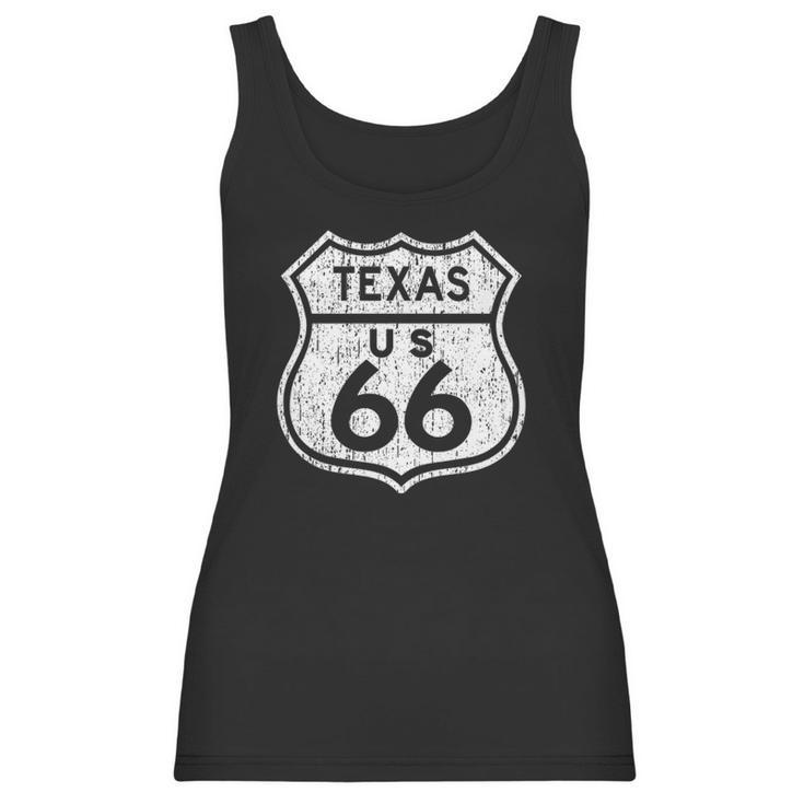 Texas Historic Route 66 Distressed Graphic Men Women T-Shirt Graphic Print Casual Unisex Tee Women Tank Top