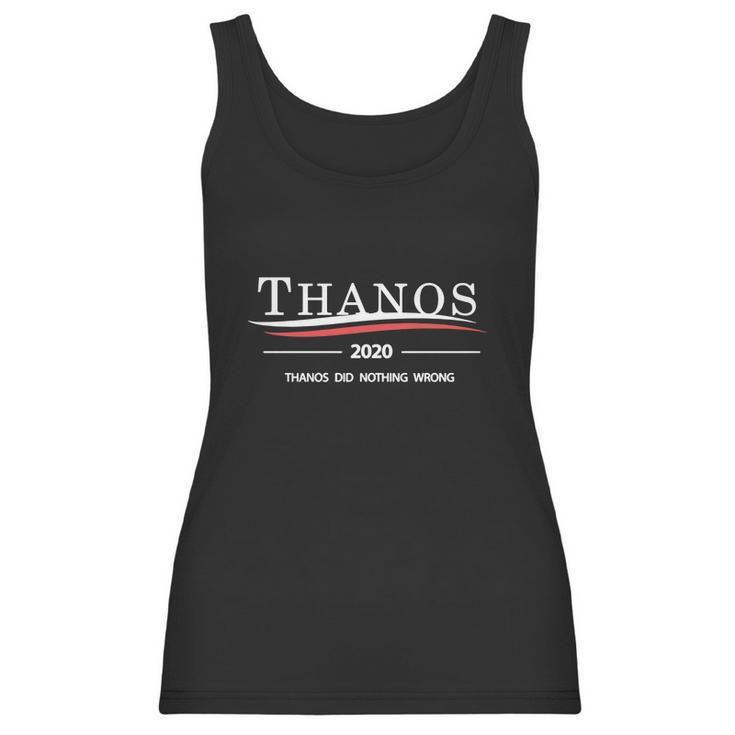 Thanos 2020 Thanos Did Nothing Wrong Blue Shirt Hoodie Women Shirt Long Sleeve Women Tank Top