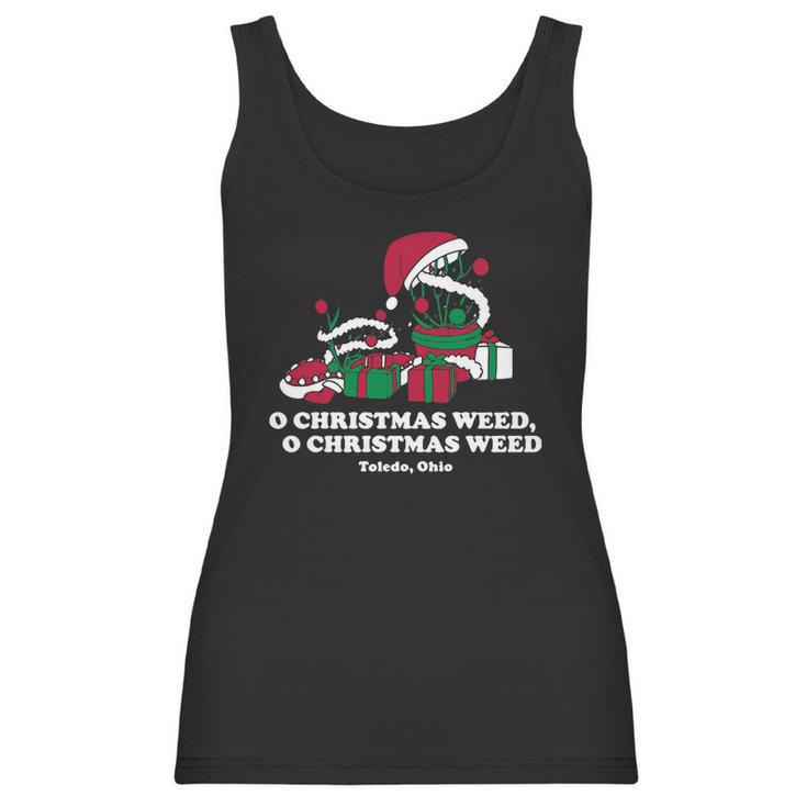 Toledo Christmas Weed Inspires Women Tank Top