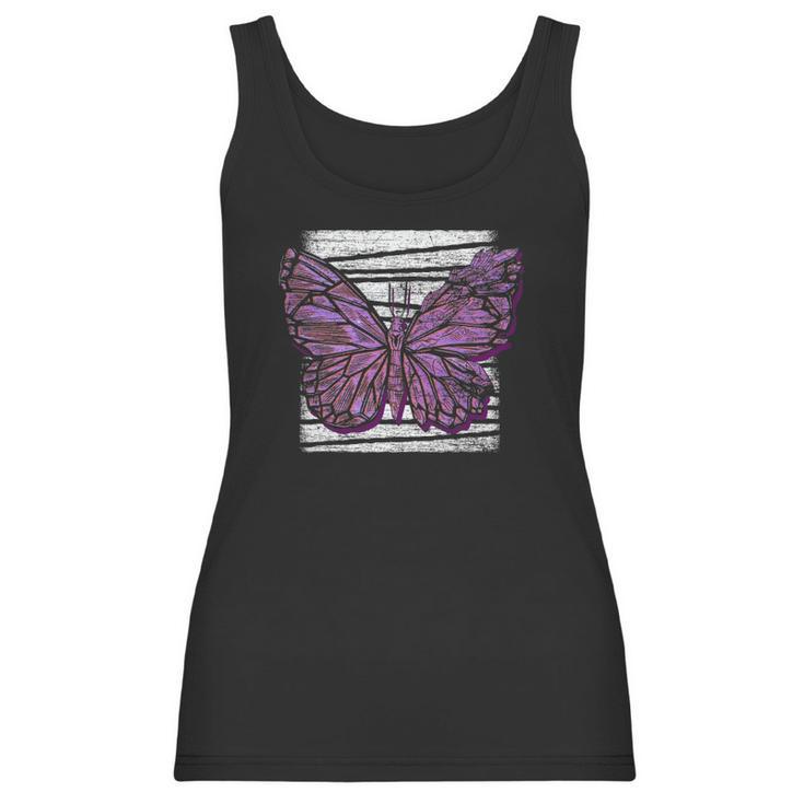 Vaporwave Japanese Pretty Butterfly Kawaii Pastel Goth Women Tank Top