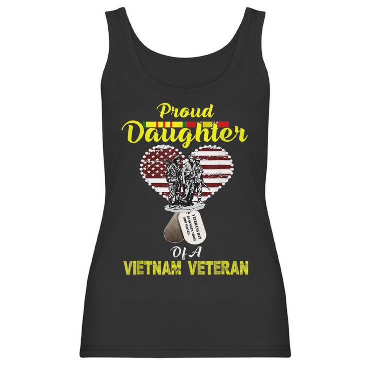 Veteran Day Proud Daughter Of A Vietnam Veteran Women Tank Top