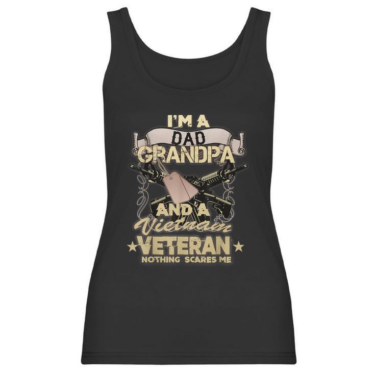 Vietnam War Veteran US Army Retired Soldier Graphic Design Printed Casual Daily Basic Women Tank Top