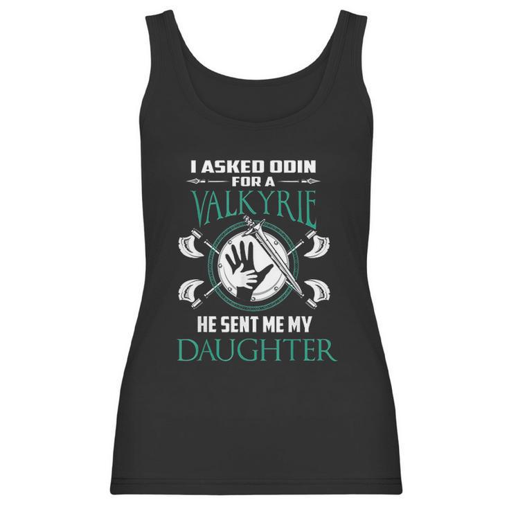 Viking And Valkyrie Father And Daughter Matching Women Tank Top