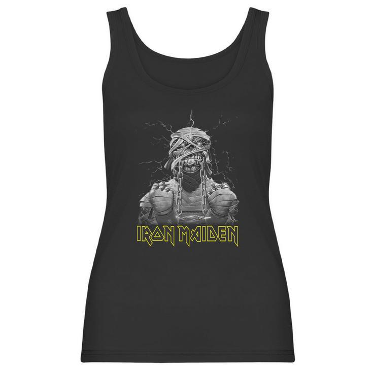 Vintage Graphic Iron Maiden Chained Mummy Women Tank Top