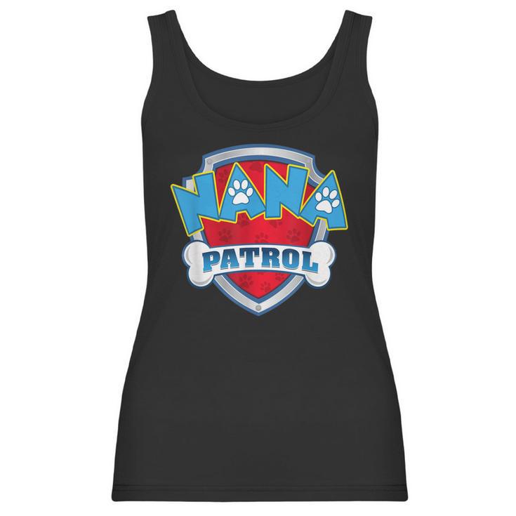 Vintage Nana Patrol Funny Dog Dad Mom For Men Women Women Tank Top