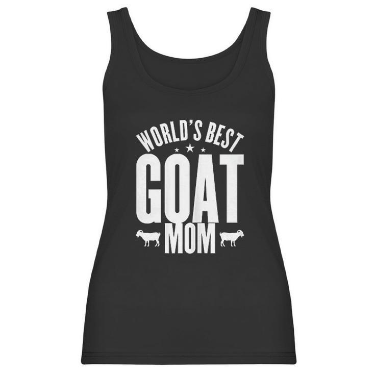 World Best Goat Mom Mothers Day Women Tank Top