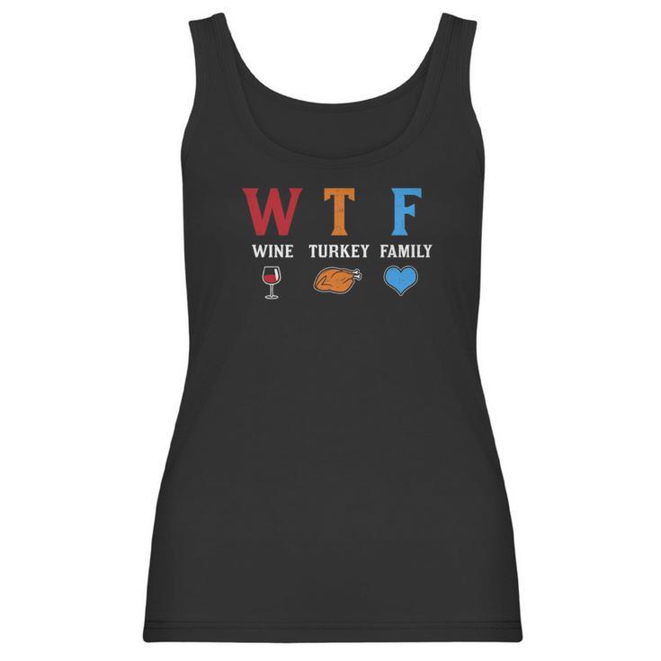 Wtf Wine Turkey Family 2 Women Tank Top