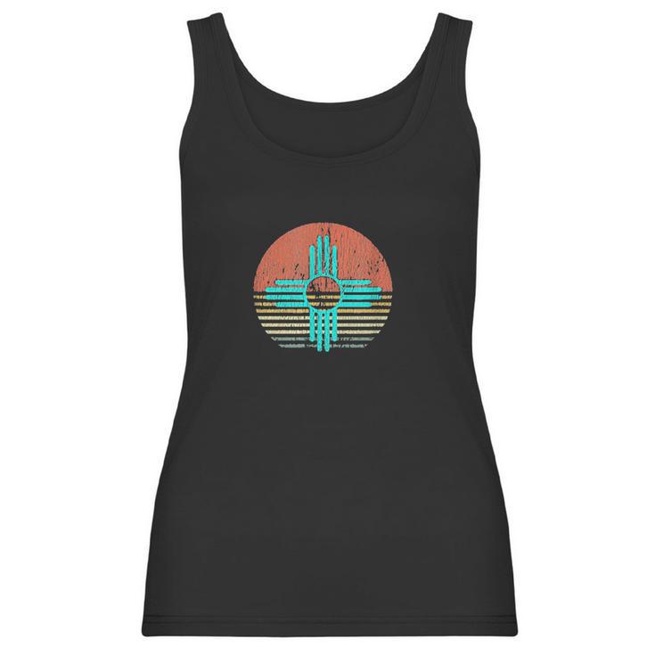 Zia For Women Men Vintage New Mexico Turquoise Zia Women Tank Top