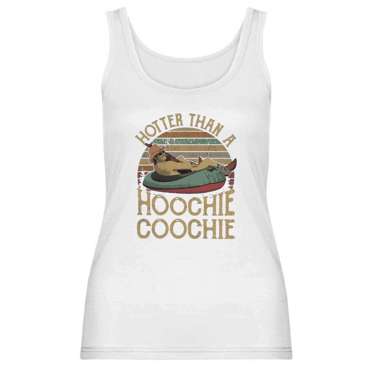 Alan Jackson Hotter Than A Hoochie Coochie Ugly Christmas Shirt Women Tank Top