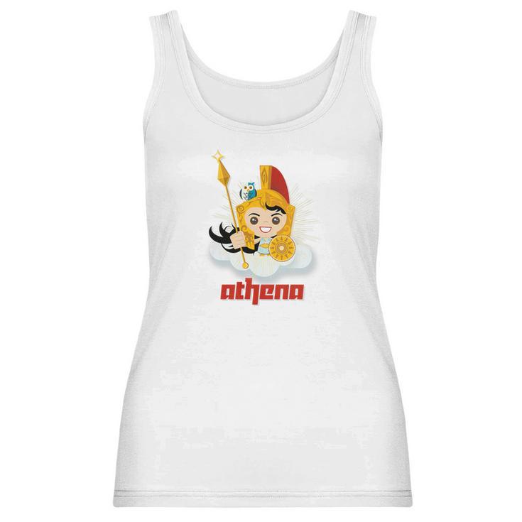 Womens Athena Greek Mythology Zeus Goddess Olympian Women Tank Top